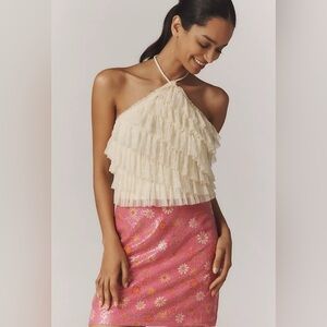 Farm Rio Sequin Mini Skirt New with Tags!